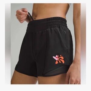 lululemon hotty-hot shorts 4” Lined high rise pride 10